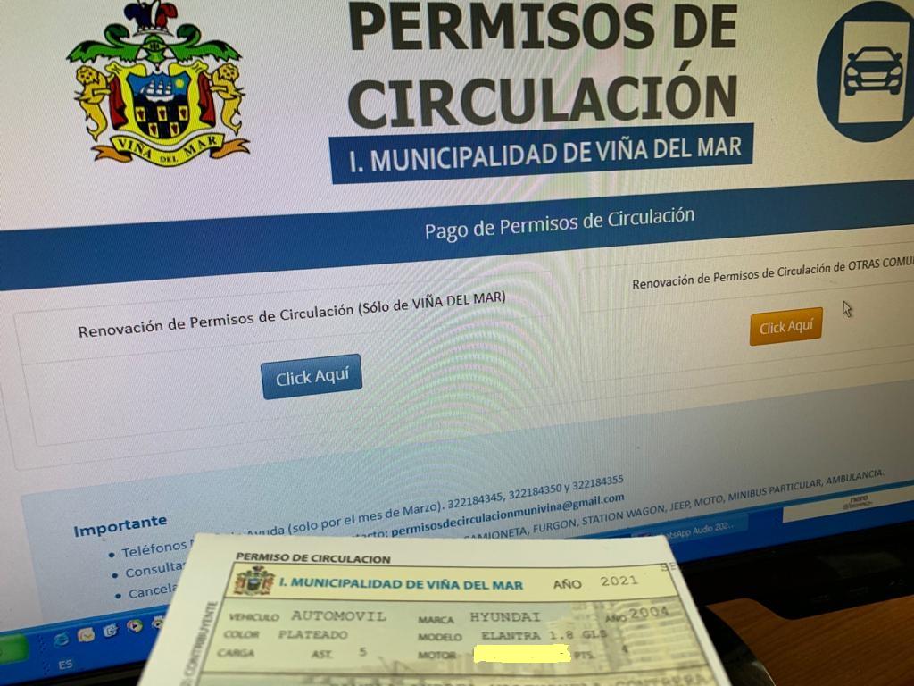 Departamento  de Tránsito de Viña del Mar dispone atención para tramitar 2ª cuota de permiso de circulación
