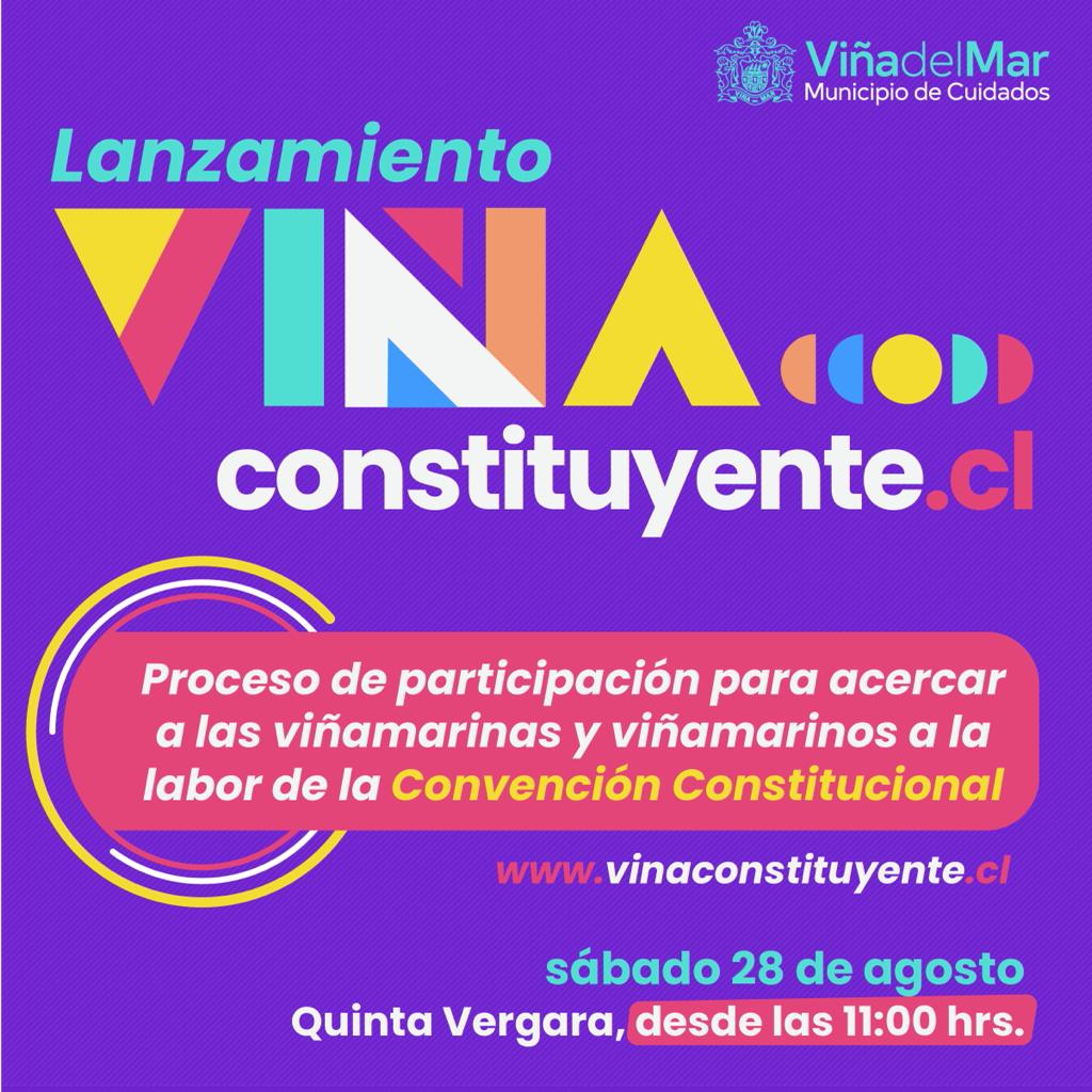 Viña Constituyente: Municipio, con participación de los convencionales, lanzará desde la Quinta Vergara programa de participación ciudadana