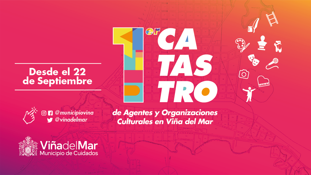 Municipio de Cuidados de Viña del Mar invita a participar en 1er. catastro de agentes y organizaciones culturales