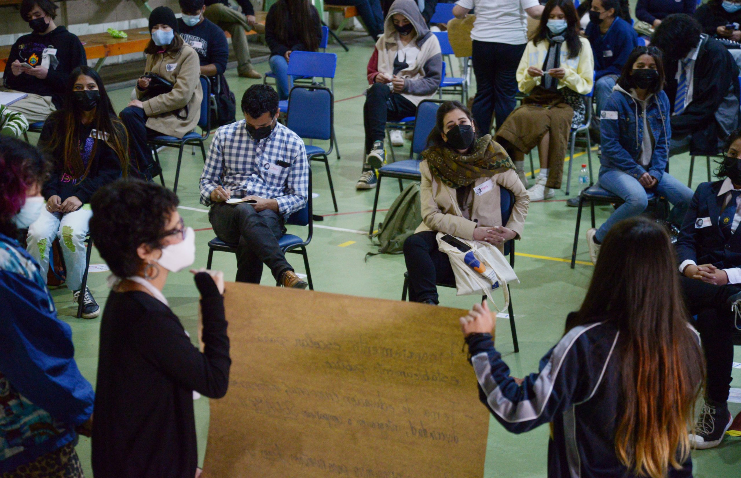 Alcaldesa Ripamonti y Jaime Bassa participaron de cabildo con estudiantes de Viña del Mar