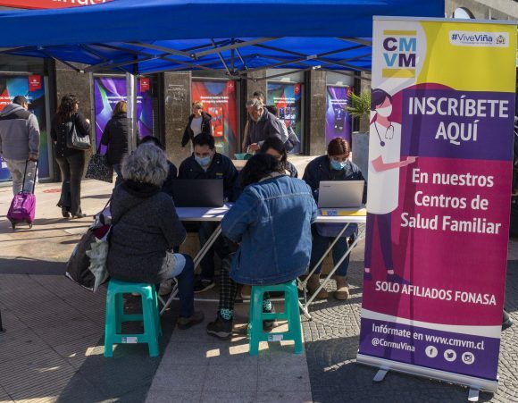 Dirección de Salud pone en marcha masivo proceso de inscripción en la red de atención primaria de Viña del Mar