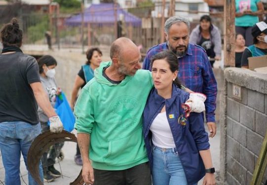 Alcaldesa Ripamonti encabeza plan logístico para avanzar con el retiro de escombros y distribución de ayuda