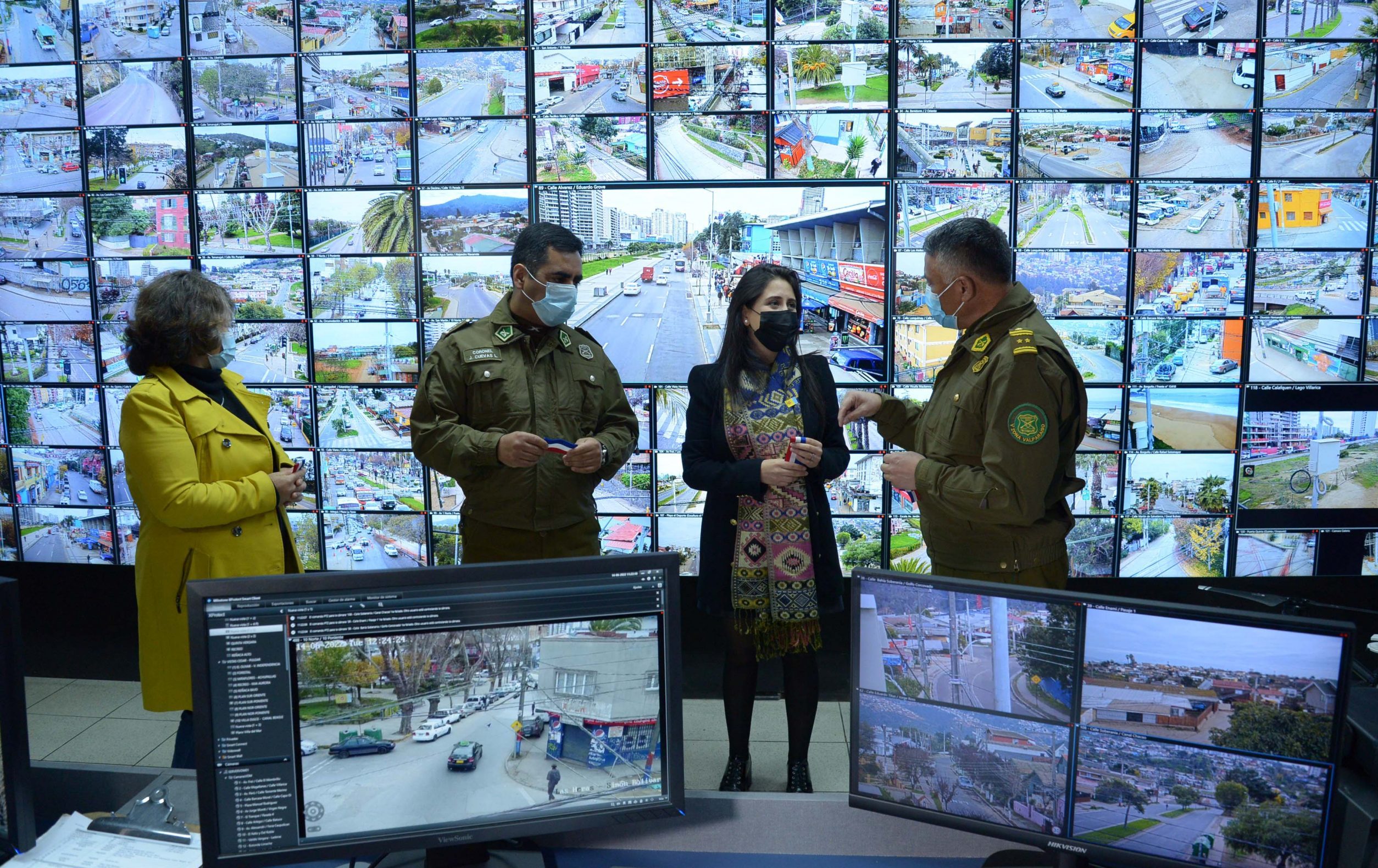Municipio de Viña del Mar inaugura nuevo sistema de televigilancia comunal de alta tecnología