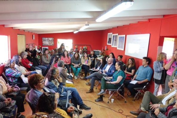 Ministro Jackson y alcaldesa Ripamonti recorrieron campamento Manuel Bustos junto a sus dirigentas